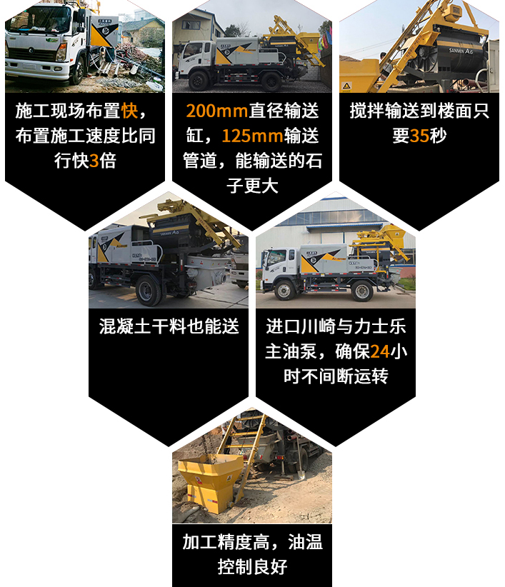 混凝土搅拌拖泵 混凝土搅拌拖泵